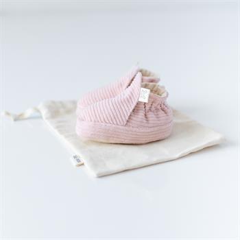 Kadife Patik - Pudra - Kaydırmaz Taban 