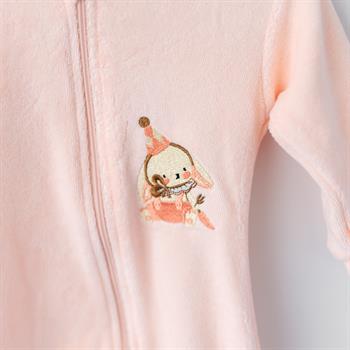 Kadife Uyku Tulumu - Tavşan Nakışlı 