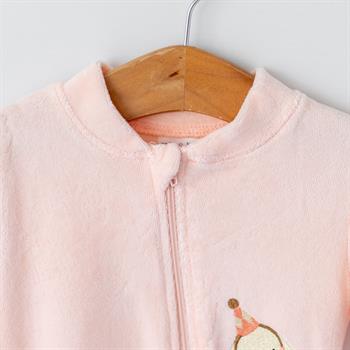 Kadife Uyku Tulumu - Tavşan Nakışlı 