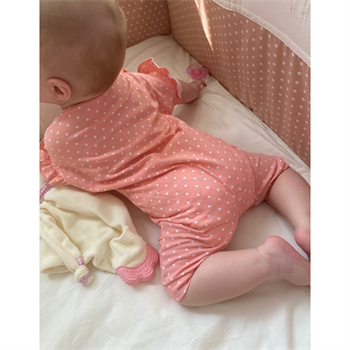 Short Sleeve Baby Pajamas / Overalls- Drama Queen