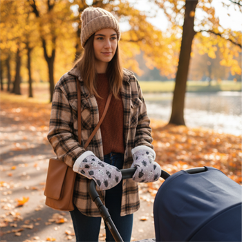 Mama Yoyo Baby Kids Anneler için Puset Eldiveni - Ağaç Desen