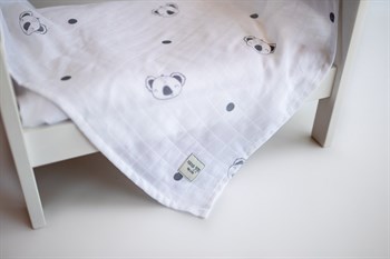 Multi Purpose Organic Muslin Throws 100% Organic Cotton-Burp Clothes- Coolala 