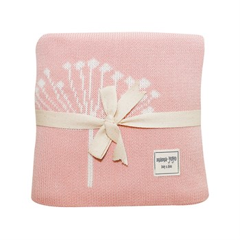 Double Sided Knited Blanket- Dandelion