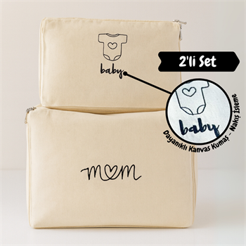 Mum&Baby İkili Valiz İçi Düzenleyici / Organizer Hurç Seti 