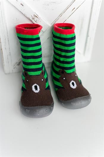 Nou Nou Ayı Kaydırmaz Taban Çorap Panduf