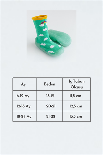 Nou Nou Fil Kaydırmaz Taban Çorap Panduf