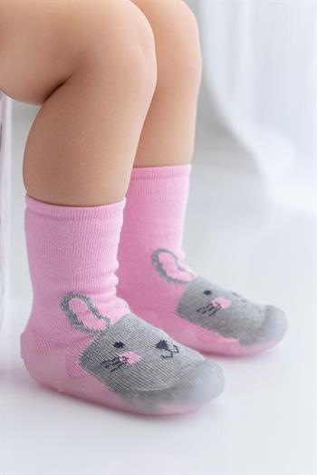 Nou Nou Tavşan Kaydırmaz Taban Çorap Panduf