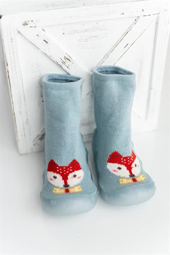 Nou Nou Tilki Kaydırmaz Taban Çorap Panduf