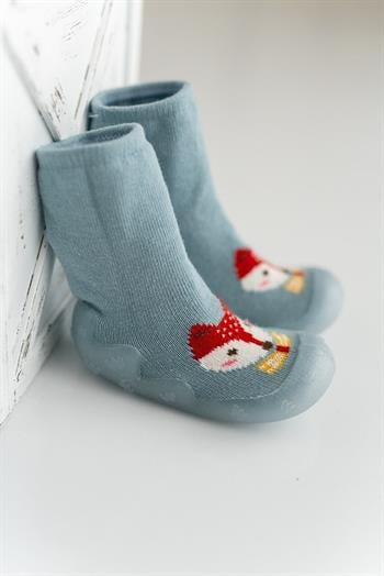 Nou Nou Tilki Kaydırmaz Taban Çorap Panduf