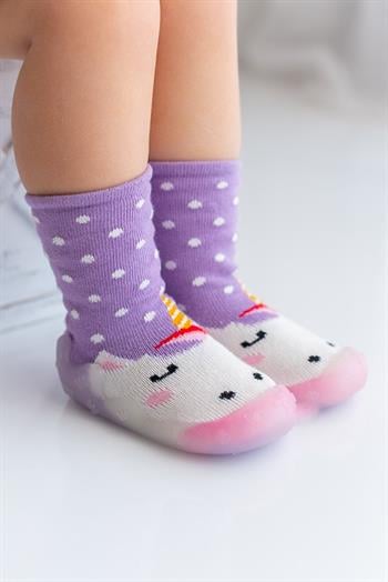 Nou Nou Unicorn Kaydırmaz Taban Çorap Panduf