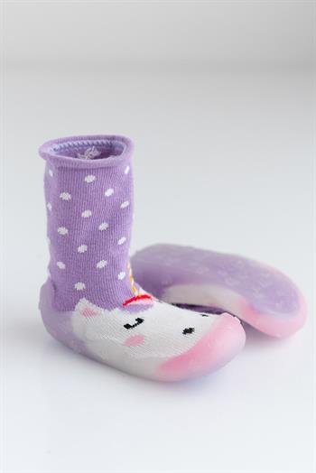 Nou Nou Unicorn Kaydırmaz Taban Çorap Panduf