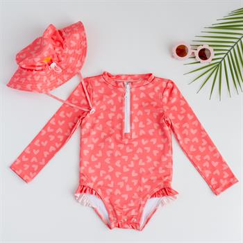 Önden Fermuarlı - Alttan Çıtçıtlı Mayo Kalp