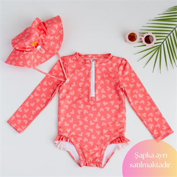 Önden Fermuarlı - Alttan Çıtçıtlı Mayo Kalp