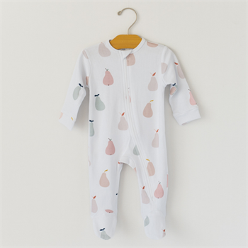 Organik İnterlok Tulum - Armut Desenli