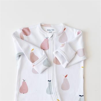 Organik İnterlok Tulum - Armut Desenli