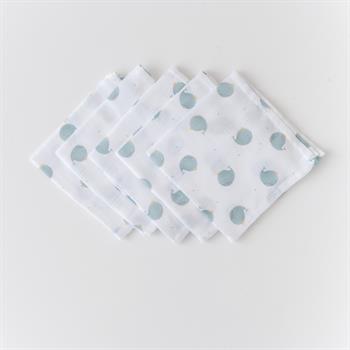 Burp Clothes set of 5 - 30x30cm- Whaley