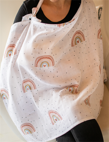 Breastfeeding Apron- Rainbow