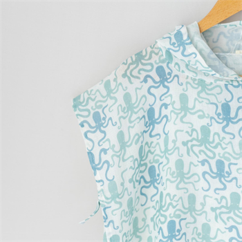 Organik Müslin Panço- Ahtapot