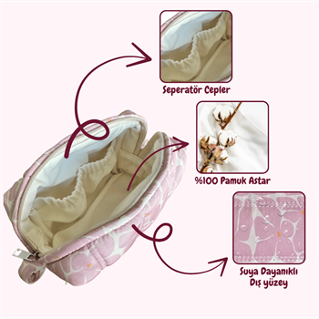 Organizer Anne Bebek Çantası - Floral (Çiçekli)