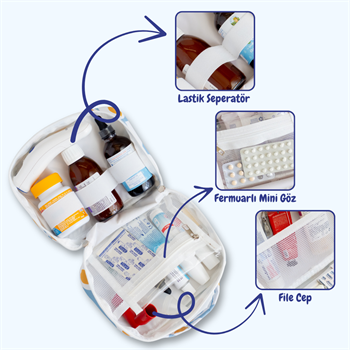 Seyahat / İlaç Çantası Sunny Side Up - Yumurta 
