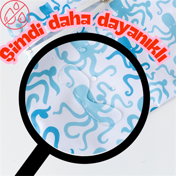 Temiz & Islak/Kirli 2li Çanta Seti Ahtapot