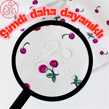 Temiz & Islak/Kirli 2li Çanta Seti Cherry