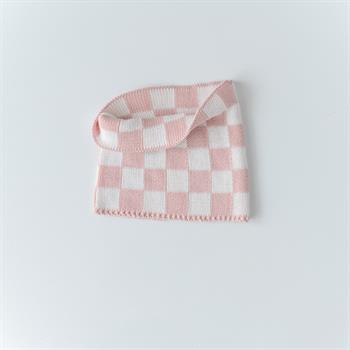 Triko Boyunluk - Dama Örgü  - Pudra - Ekru - 1-5 Yaş 