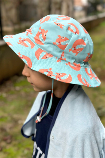 UV Korumalı Şapka - Big Fish 1-7 Yaş Uyumlu