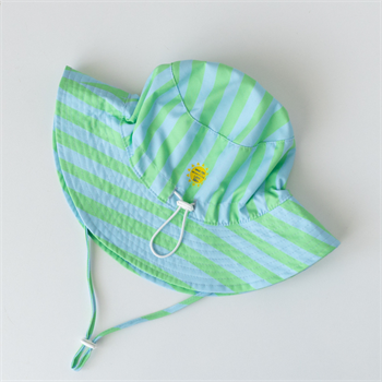 UV Korumalı Şapka - Çizgili 7 Yaşa Kadar Uyumlu 