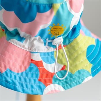 UV Korumalı Şapka - Floral / Çiçekler 1-7 Yaş Uyumlu