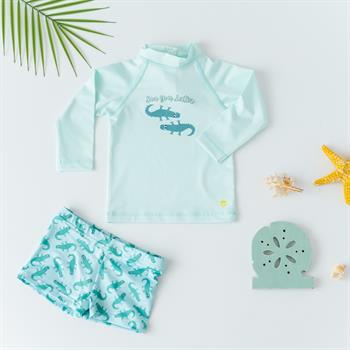 UV Korumalı Uzun Kollu Mayo Seti // Crocco