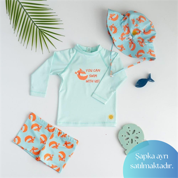 UV Korumalı Uzun Kollu Mayo Seti // Fish