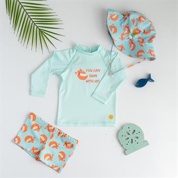 UV Korumalı Uzun Kollu Mayo Seti // Fish