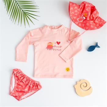 UV Korumalı Uzun Kollu Mayo Seti // Octo-Love