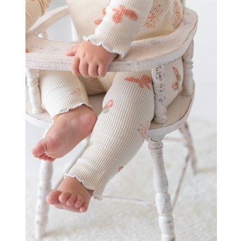 Waffle Bodysuits -Printed Butterfly