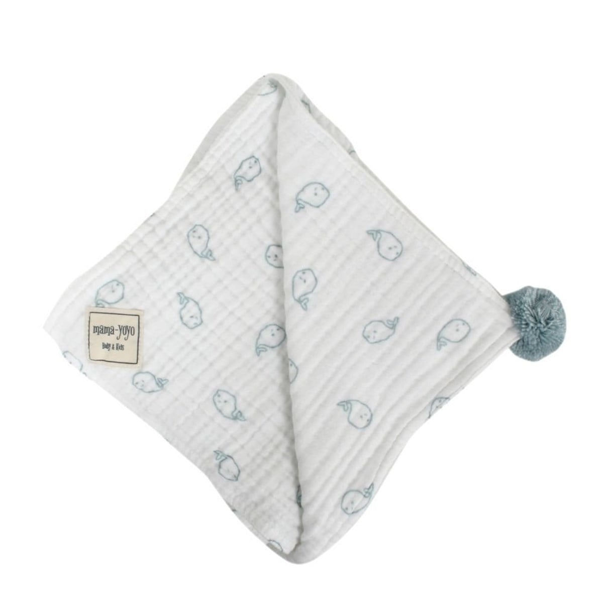 Hooded Baby Towel - 4 Layered Muslin Babywhale