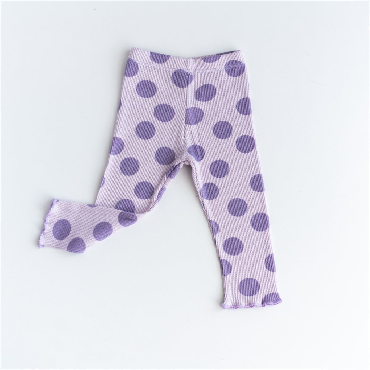 Waffle Tayt Lila Leopar Puantiye (Lilac-Leopard) 