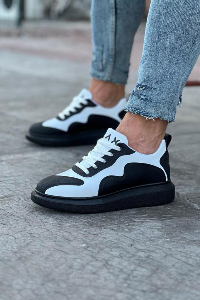  WG301 Kömür Beyaz Erkek Casual Ayakkabı WG301 Kömür Beyaz Erkek Casual Ayakkabı