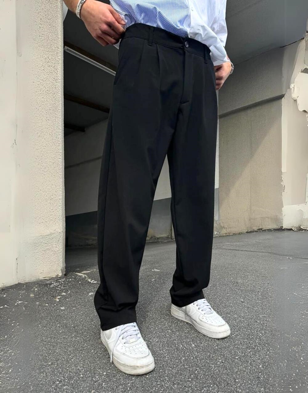 Baggy Fit Kumaş PantolonBaggy Fit Kumaş Pantolon