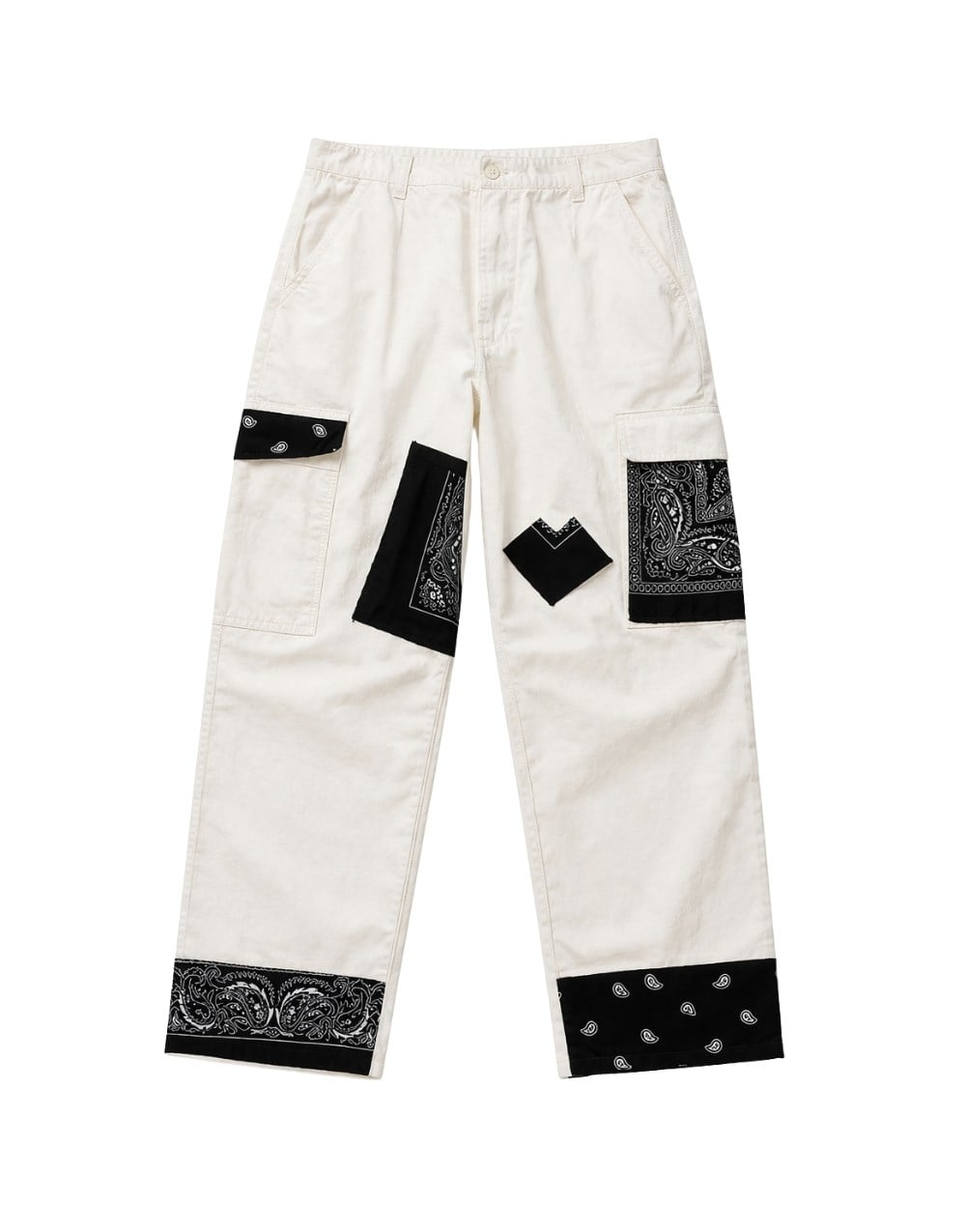 Bandana Desenli Gabardin Baggy PantolonBandana Desenli Gabardin Baggy Pantolon
