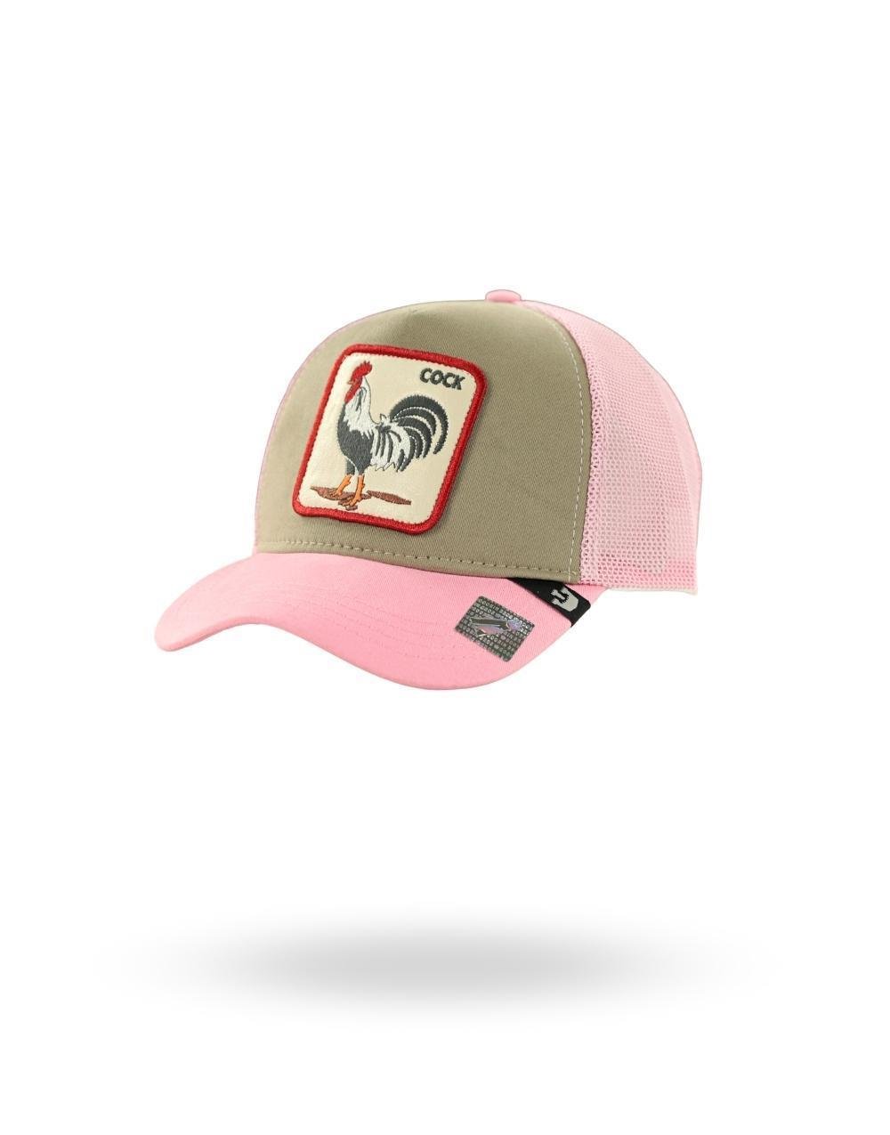 Goorin Bros Animal Farm Trucker Cock Pink MarlGoorin Bros Animal Farm Trucker Cock Pink Marl