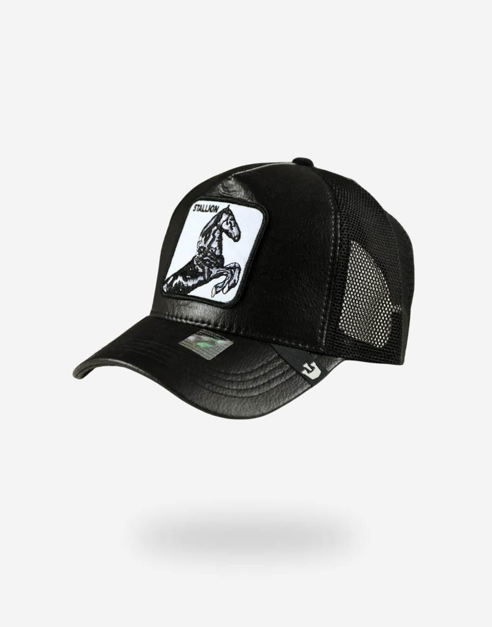 Goorin Bros Animal Farm Trucker Stallion Leather