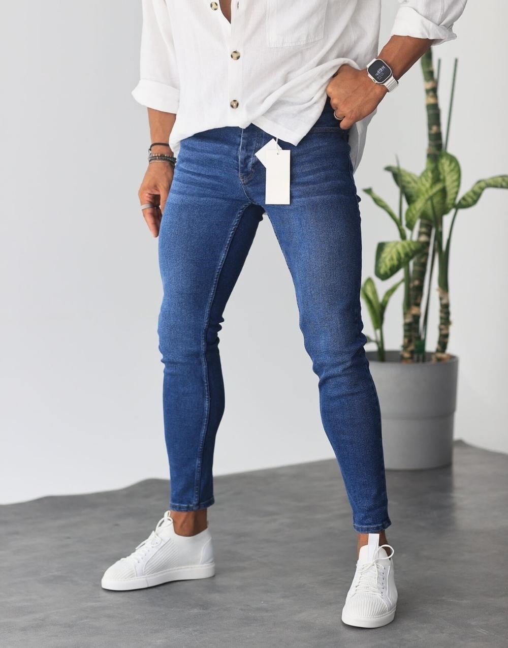 Premium Slim Fit Kot Mavi PantolonPremium Slim Fit Kot Mavi Pantolon