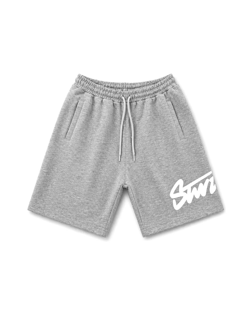 Stwd Kabartma Baskılı Relaxed Penye Şort