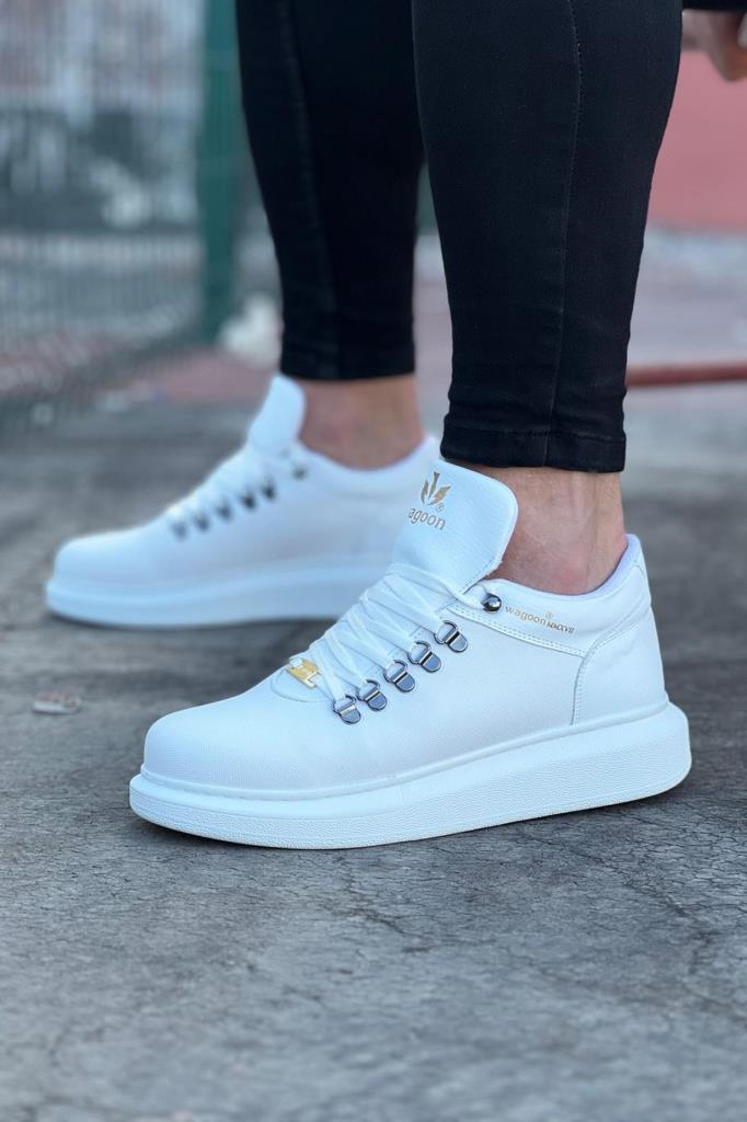 Wagoon WG047 Beyaz  Erkek Casual AyakkabıWagoon WG047 Beyaz  Erkek Casual Ayakkabı