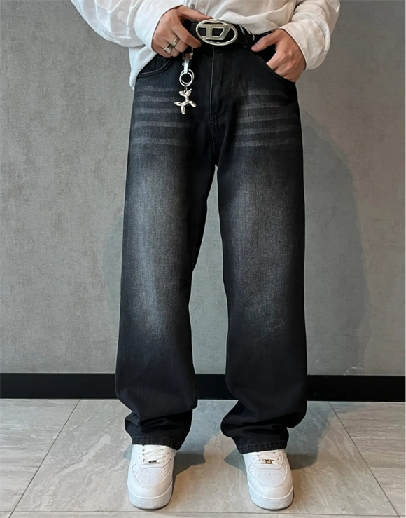 Baggy Acid Wash Kot PantolonBaggy Acid Wash Kot Pantolon