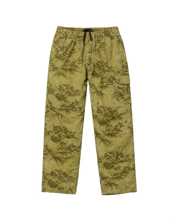 Baggy Floral Bambu Kargo Unisex Pantolon