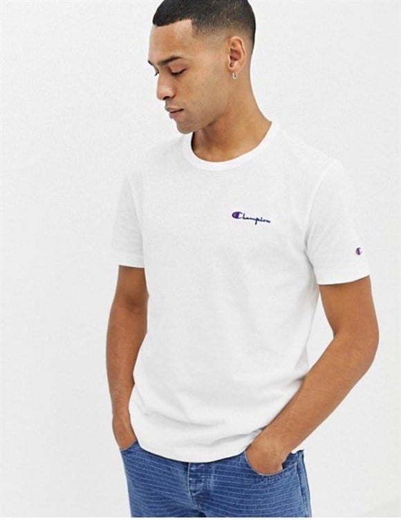 Champion Klasik 3# Logo İşleme Unisex Tişört BeyazChampion Klasik 3# Logo İşleme Unisex Tişört Beyaz