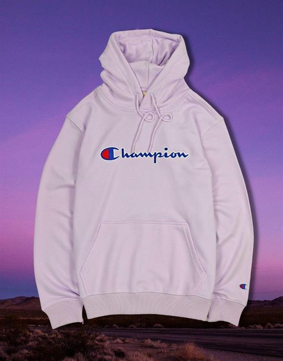 Champion Regular Kapüşonlu Sweatshirt LilaChampion Regular Kapüşonlu Sweatshirt Lila
