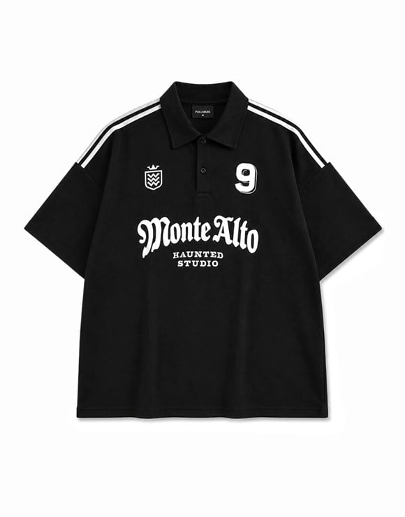 Premium Polo Yaka Boxy Erkek Tişört